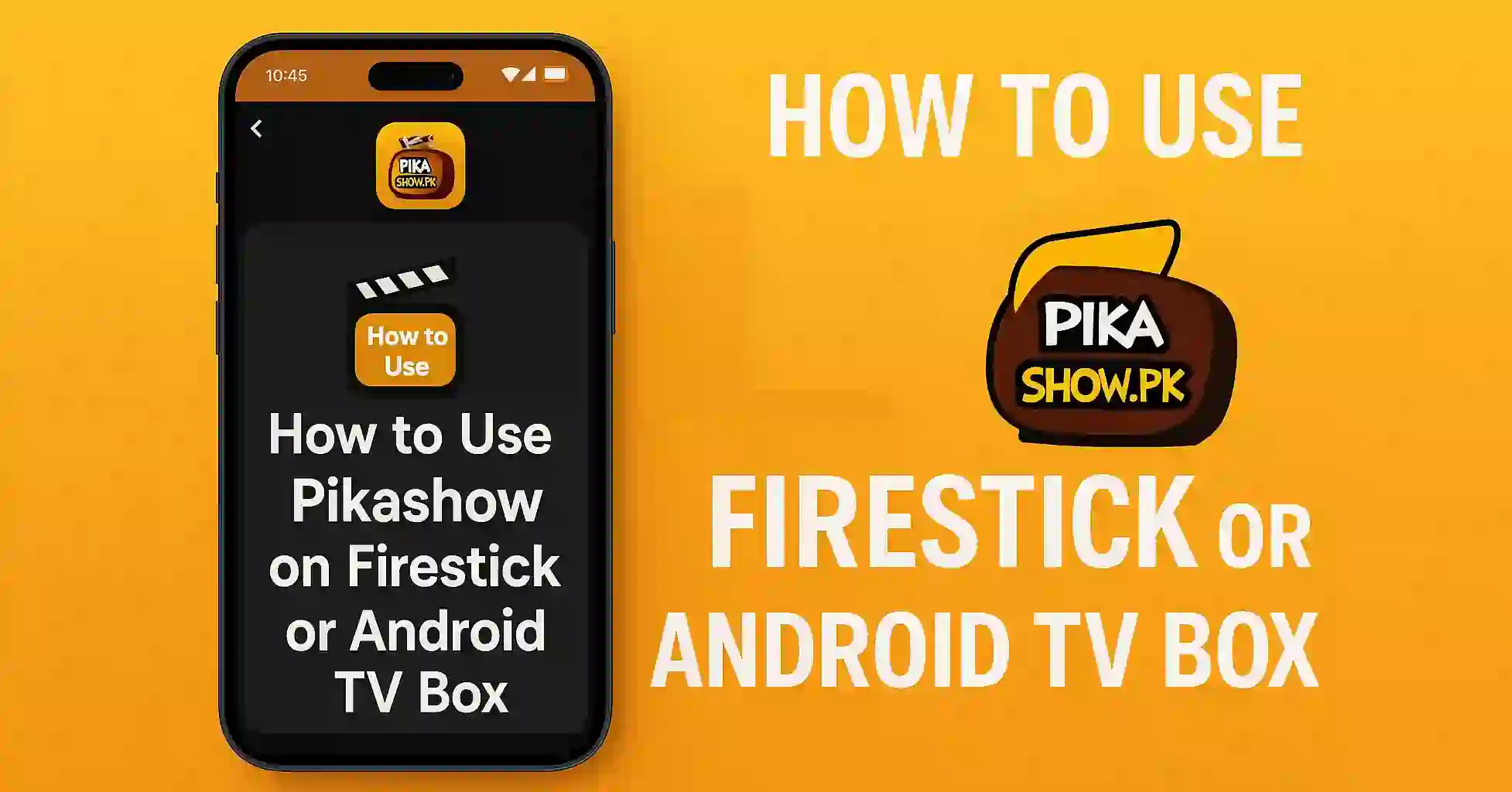 How to Use Pikashow on Firestick or Android TV Box